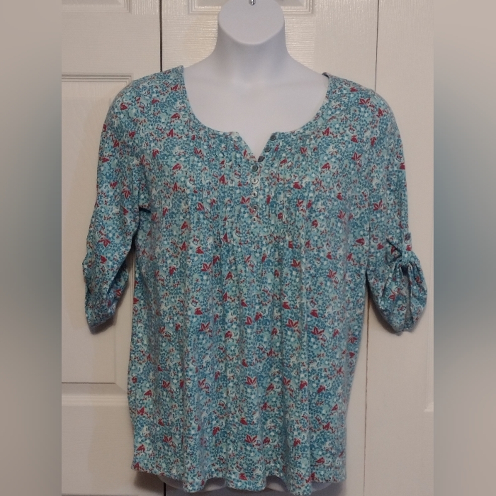 Woman Within Women's Pullover Top 14/16 M